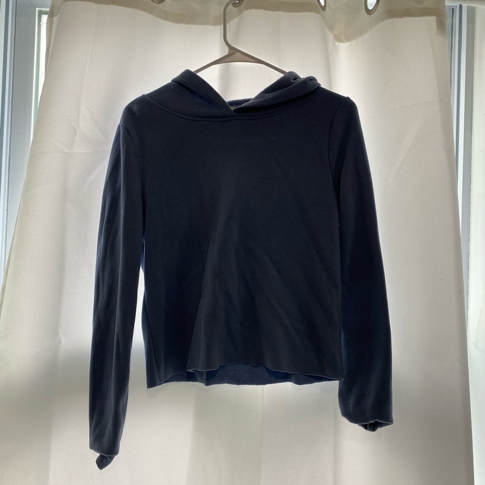 Blue Cropped Sweatshirt